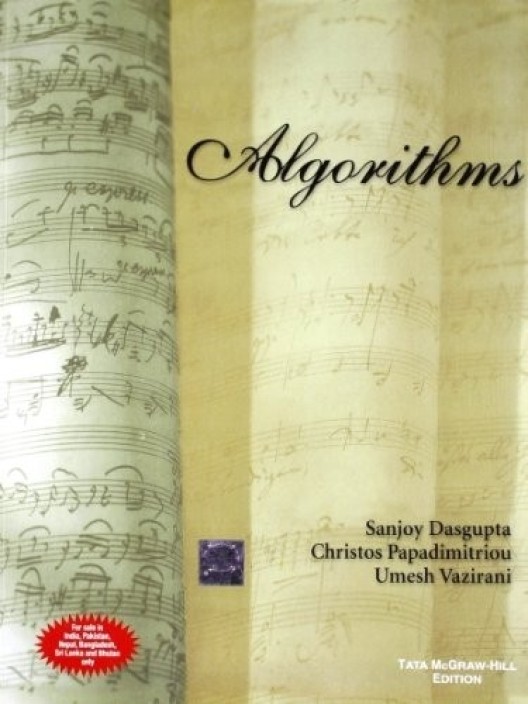 ALGORITHMS BY SANJOY DASGUPTA CHRISTOS PAPADIMITRIOU UMESH VAZIRANI PDF